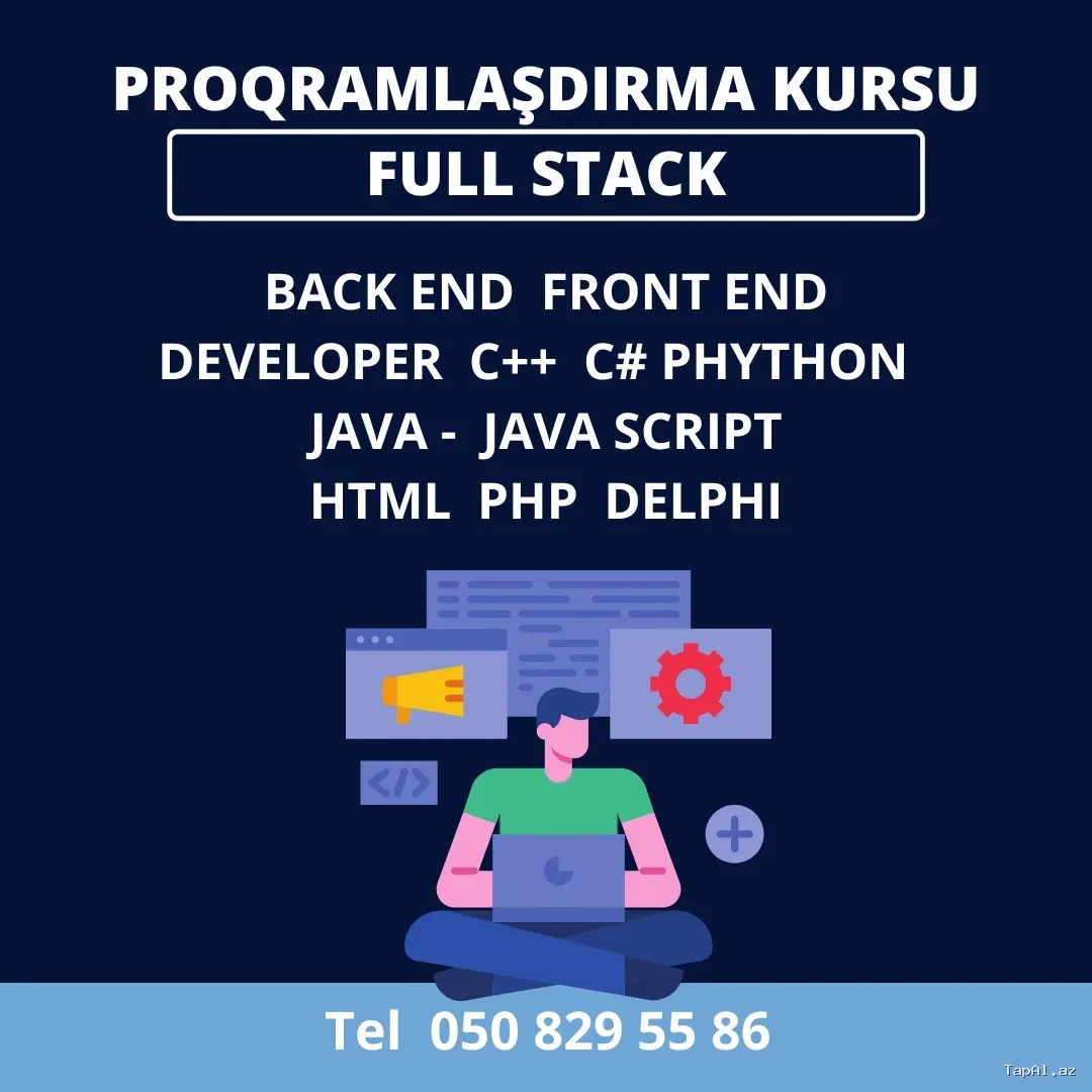 C ,C++ Java Phyton proqramist kurslari