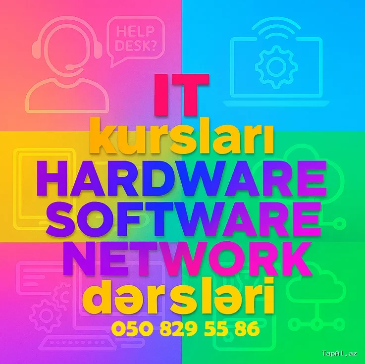 IT Hardware Software Network dərsləri