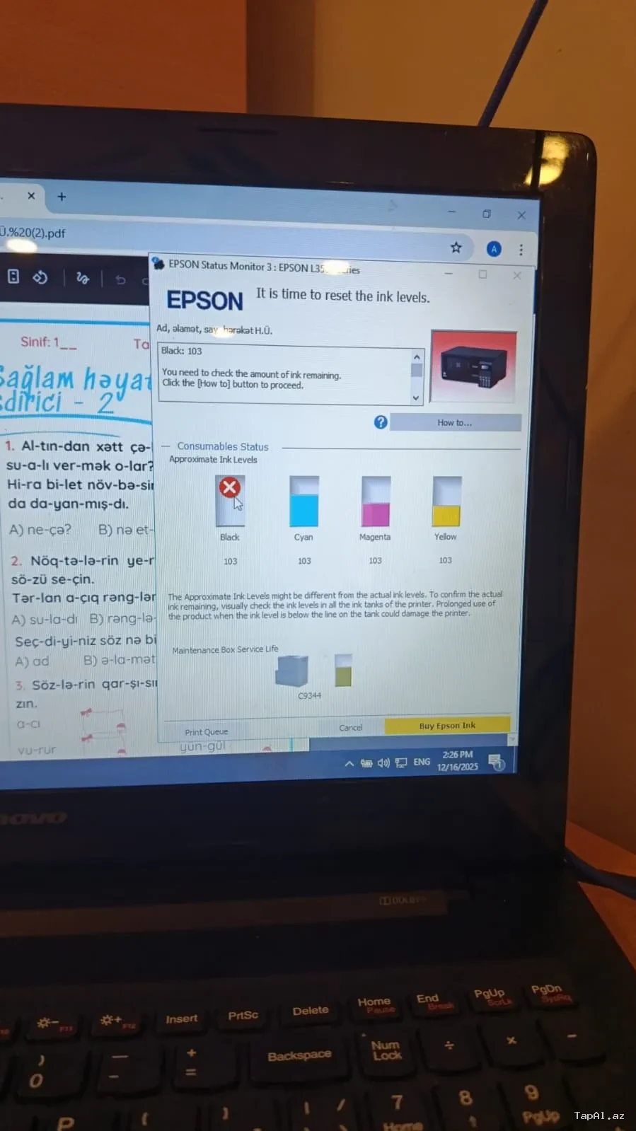 Printer temiri Epson/Hp/Canon