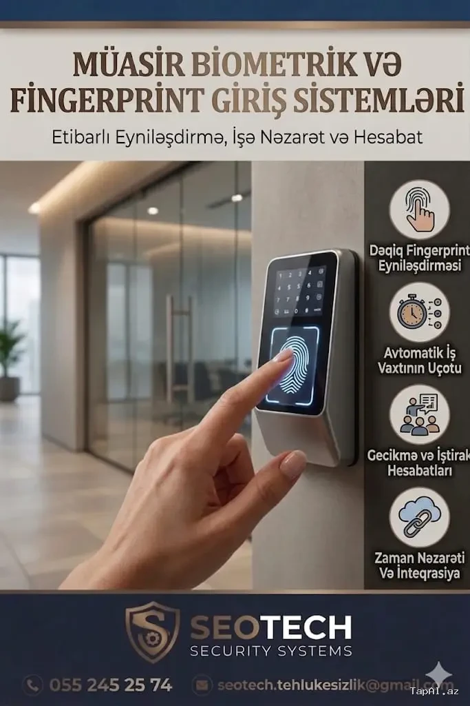 Barmaq izi ilə biometrik giriş sistemləri