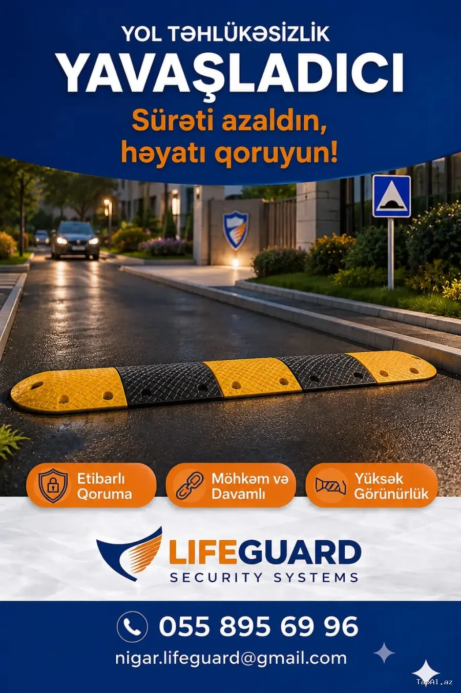 Tramplin Sürət azaldıcılar * 055 895 69 96 *