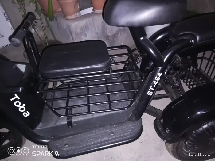 Elektroskuter E-bike TOBA ST-464 (3tekerli)