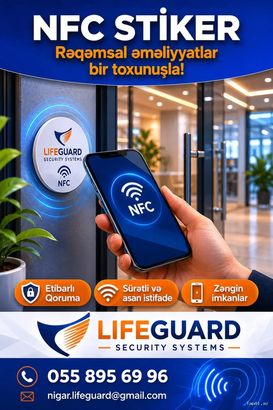 NFC Stiker – Bir toxunuşla hər şey əlçatan!
