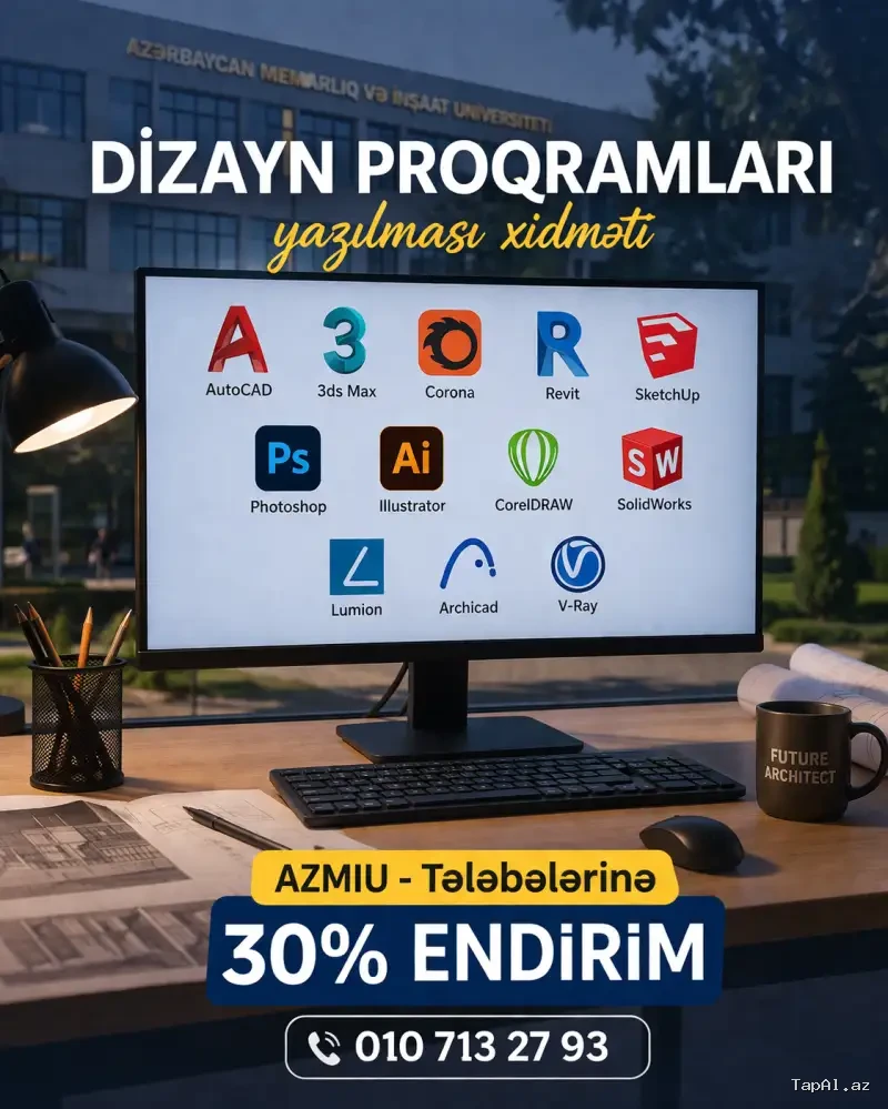 Auto Cad, 3dsmax proqramların yazılması