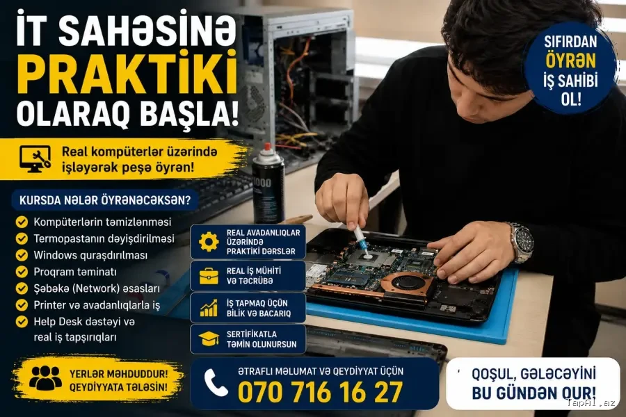 KOMPÜTER TƏMİRİ KURSU