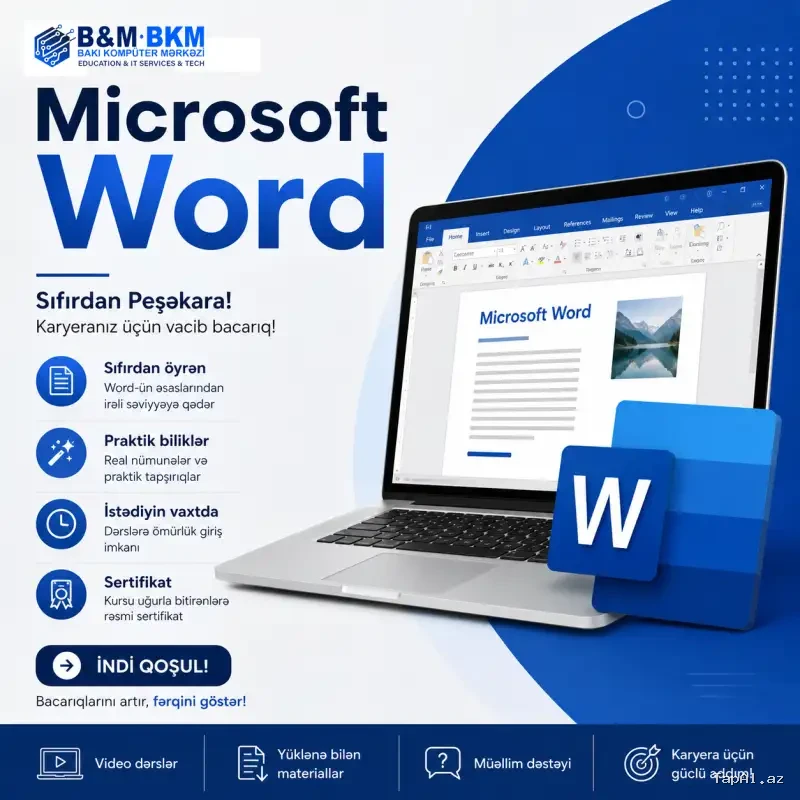 Online Microsoft Word kursu