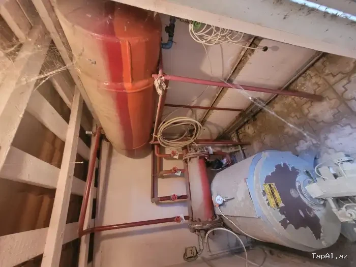Qazanxana- Sənaye Buxar Qazanı (Steam Boiler) + İran Radiator Brülörü + Yanacaq Çəni – Komplekt