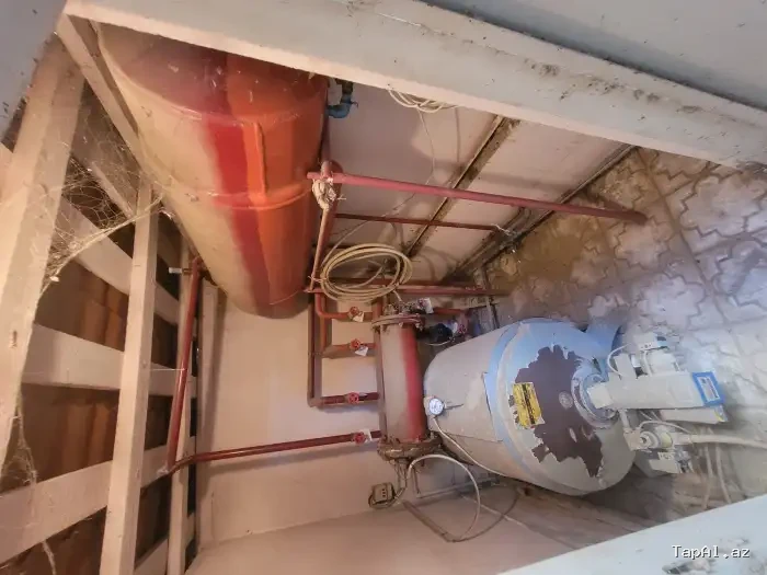 Qazanxana- Sənaye Buxar Qazanı (Steam Boiler) + İran Radiator Brülörü + Yanacaq Çəni – Komplekt