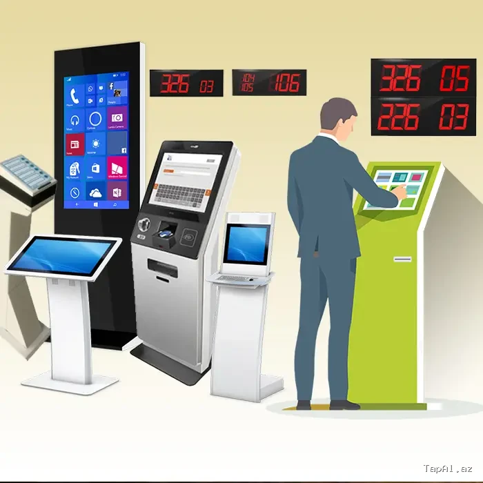 Banklar və xəstəxanalar üçün elektron növbə sistemi