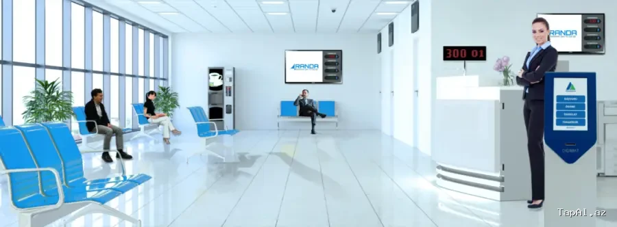 Banklar və xəstəxanalar üçün elektron növbə sistemi