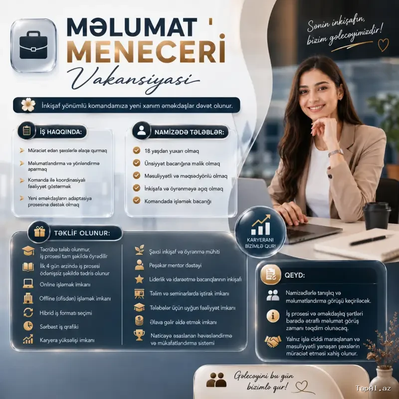 İnformasiya Meneceri Tələb Olunur