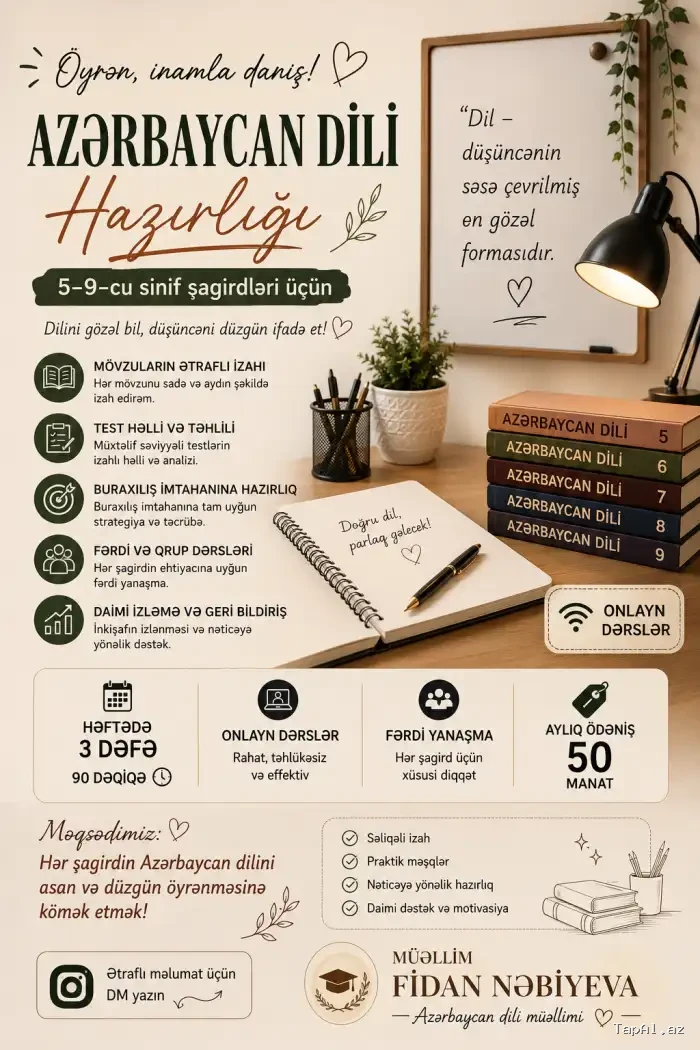 Azərbaycan dili hazırlığı