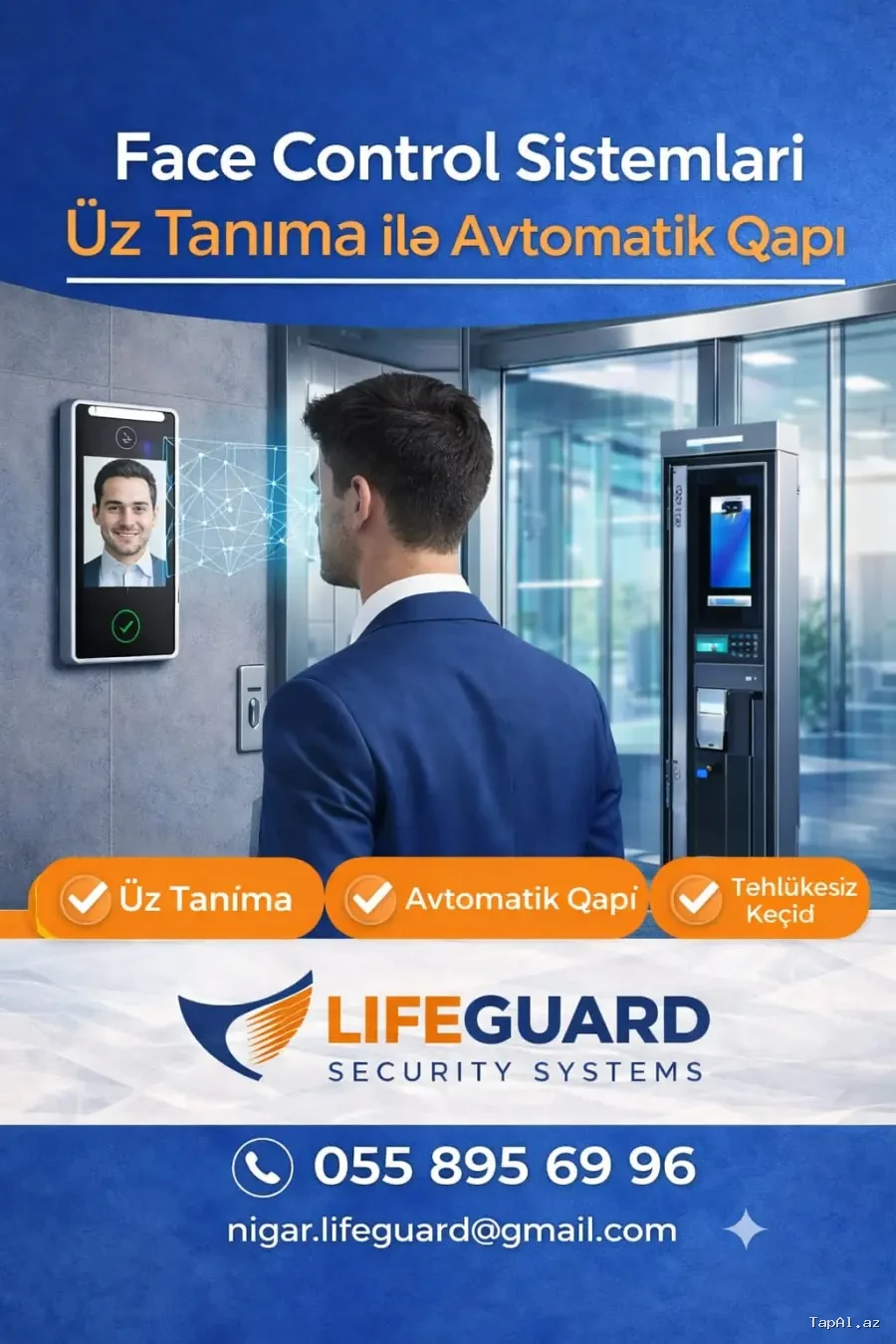 Uzle tanıma kecid sistemi  055 895 69 96
