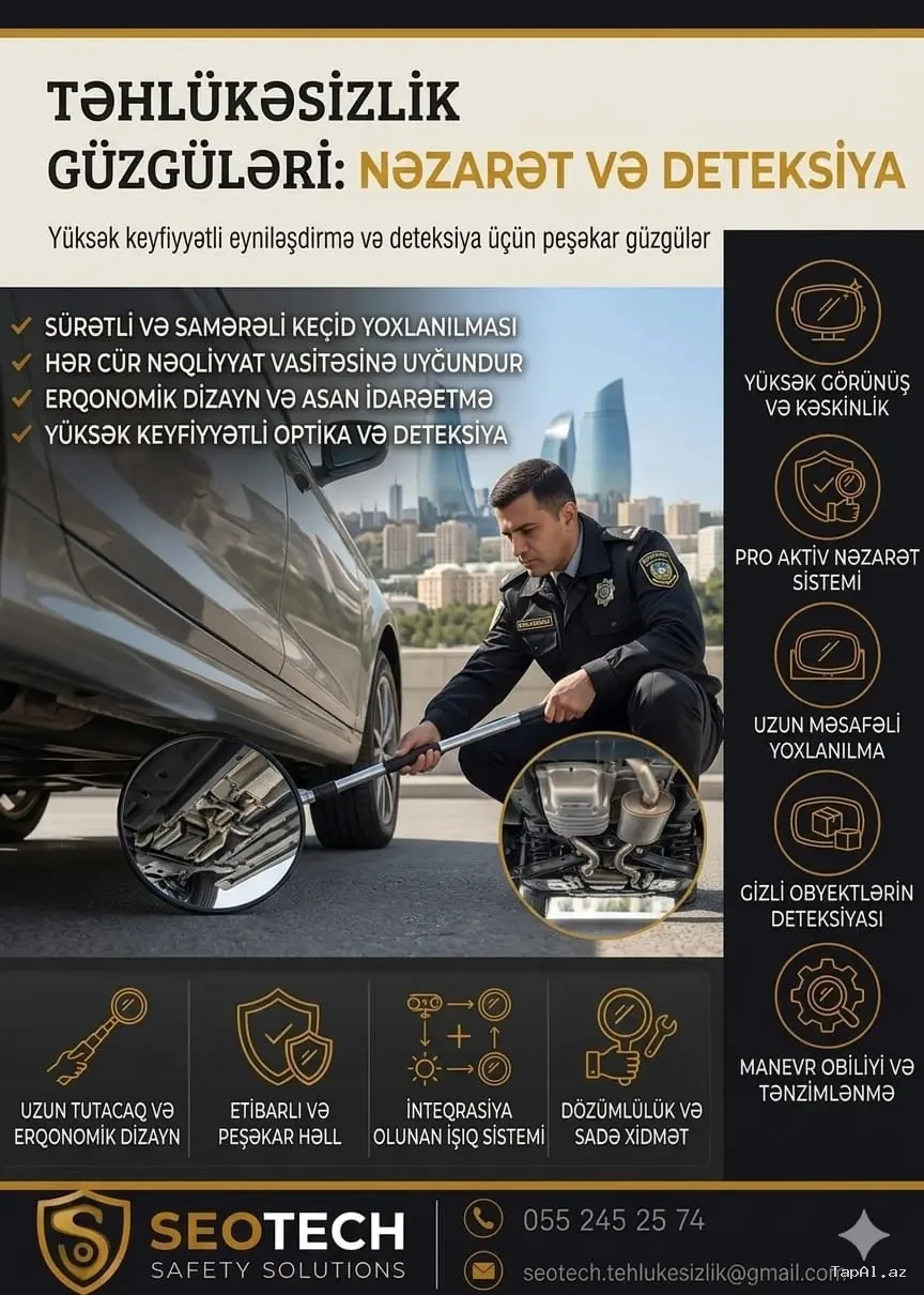 Masin altina nezaret guzgusu 055 245 25 74
