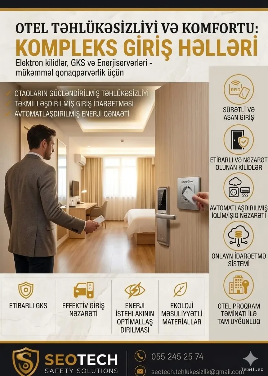 Otel qapı kilidi 055 245 25 74