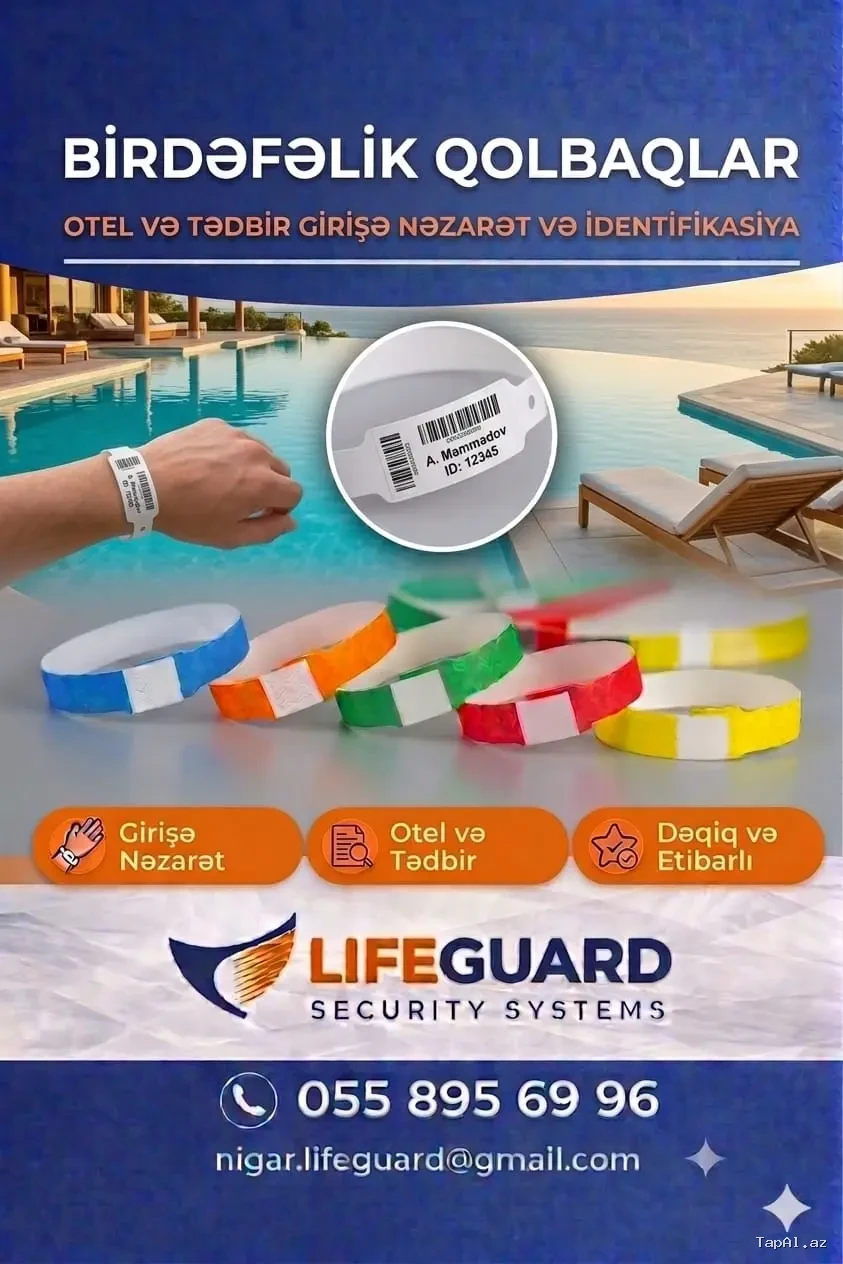 Kagiz qolbaq 055 895 69 96