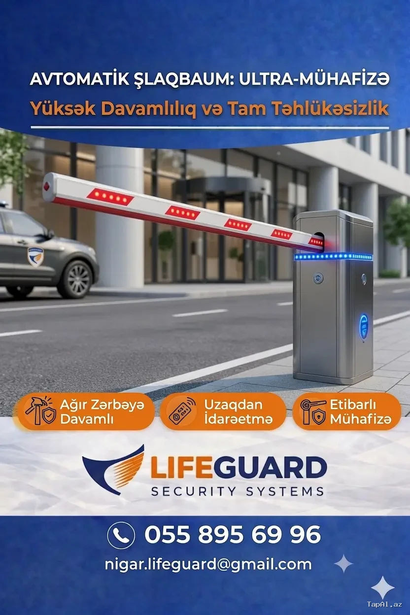 Slaqbaumlarin qurasdirilmasi 055 895 69 96