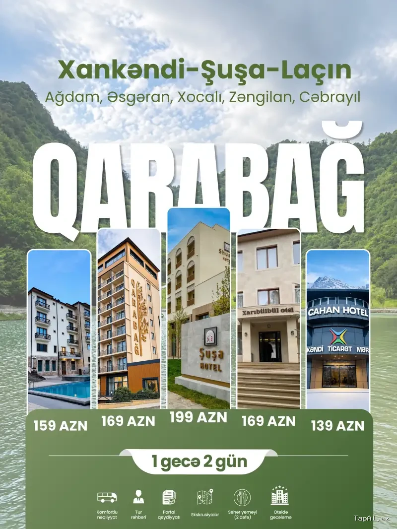 Qarabağ turu (1 gecə 2 gün)