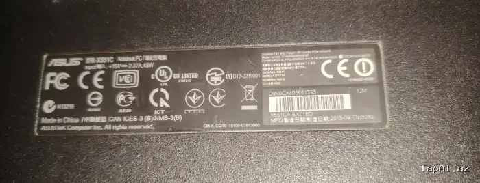 Asus notbuku satıram