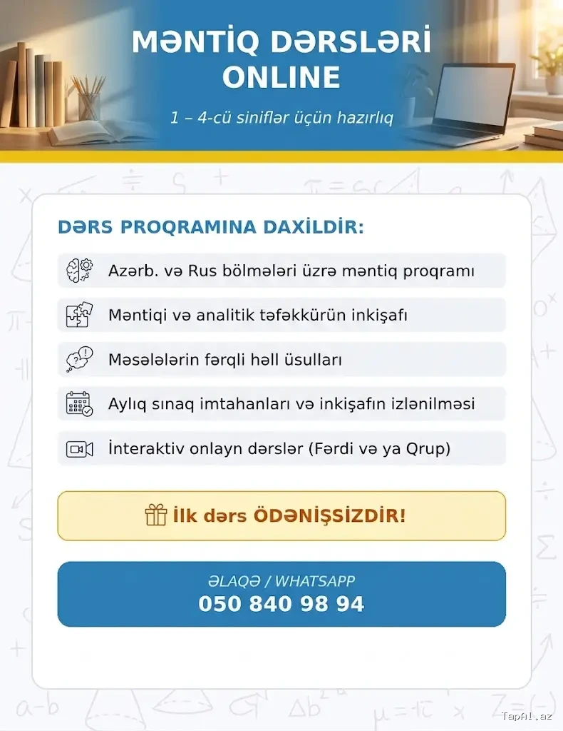 Məntiq kursları online