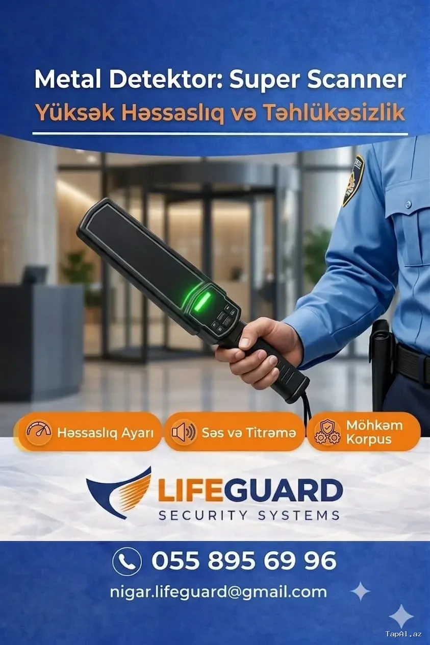 Əl tipli metal detektor    055 895 69 96