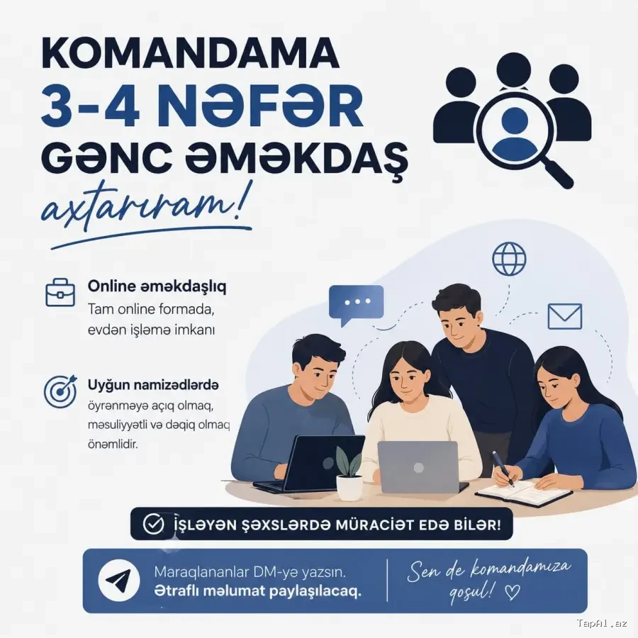 Biznes sahesine Əməkdaşlıq teklifi