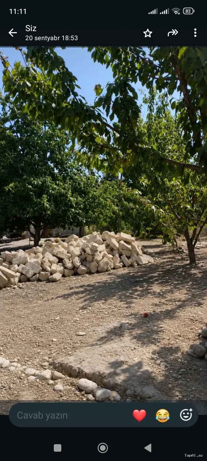 2 otaqdan 3 otaq bolunmə yarimtikili həyət evi