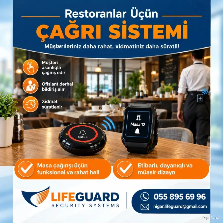 Restoran ofisiant çağırma sistemi