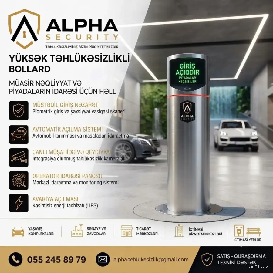 Bollard satışı  055 895 69 96