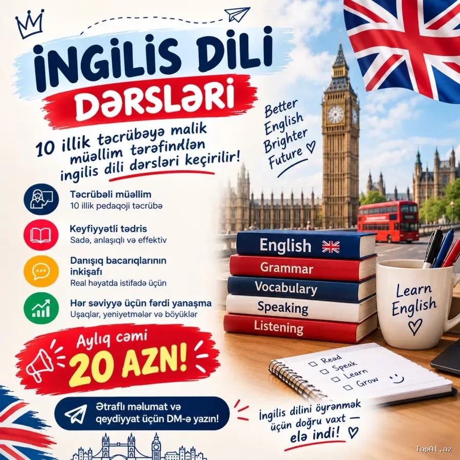 ingilis dili dersleri
