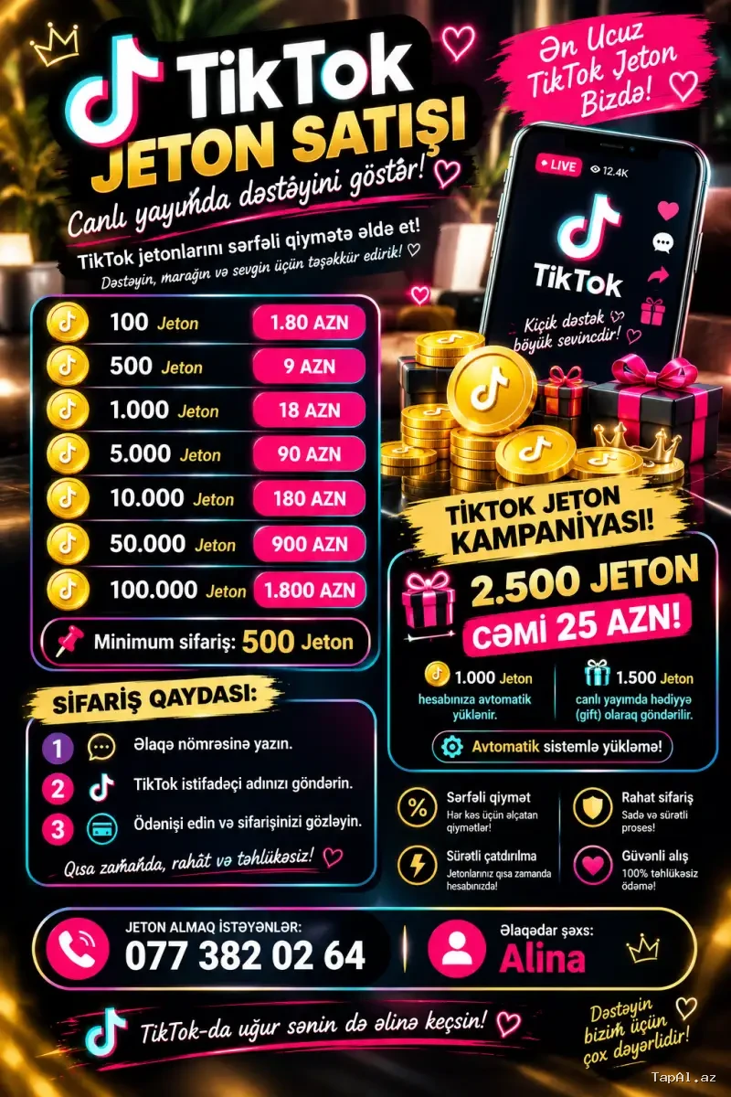 Tiktok Jeton Satışı