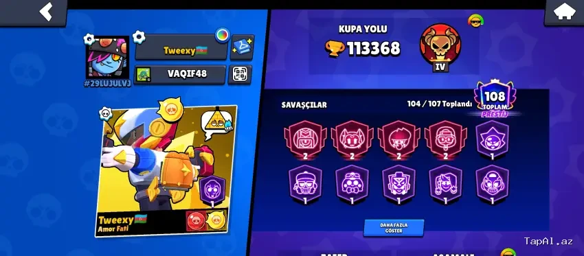 Brawl stars hesabı